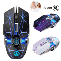 【?การจัดส่งในประเทศไทย】A7 Optical Macro Key RGB Wireless Gaming Mouse เมาส์ไร้สาย เมาส์เกมมิ่ง ออฟติคอล ตั้งมาโครคีย์ได้ ความแม่นยำสูงปรับ DPI 800- 1600 เหมาะกับเกม MMORPG (BNS) FPS MoBA