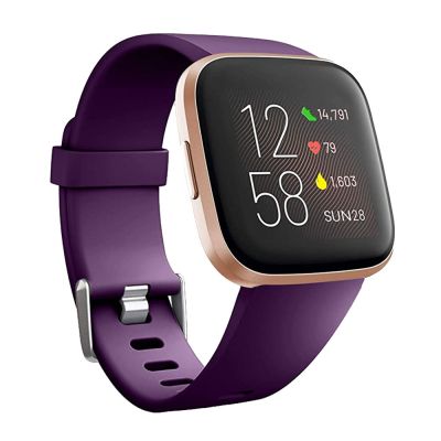 สายอะไหล่ซิลิโคนสำหรับ Fitbit Versa 2อุปกรณ์เสริมสำหรับนาฬิกาอัจฉริยะสายรัดข้อมือสำหรับ Fitbit Versa/Versa Lite