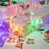 1.5m 3m Deer LED String Light USB Battery Power Christmas LED Lamp String Deer Reindeer Holiday Festivals Xmas Party Decoration