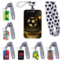 hot！【DT】♚✵  Football card pass hang accessories keychain lanyard