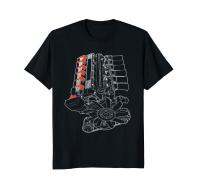 Vintage Racing Inline 6 3, 5L Engine New 2019 Fashion Hot Men Musim Panas Funny O Neck Cotton Custom Printed Great T Shirts S-4XL-5XL-6XL