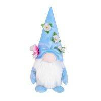 ฤดูใบไม้ผลิอีสเตอร์ดอกไม้ Gnome Tomte Nisse สวีเดนเอลฟ์บ้านบ้านไร่ห้องครัวชั้นวางฉัตรถาดตกแต่ง