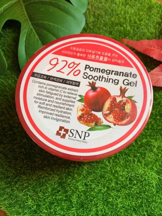 snp-pomegranate-soothing-gel-เจลบำรุงบำรุงผิวหน้าและผิวกาย-สารสกัดจากทับทิม-92-เกาหลี