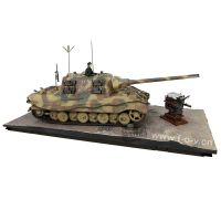 FOV 132 Scale Diecast TANK รุ่นของเล่น wwii เยอรมัน sd. Kfz.186 panzerjager Tiger ausf. B รถถังหนัก Jagdtiger Metal Vehicle Toy