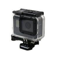 สำหรับ GoPro HERO6 /5เคสป้องกันตัวเรือนกันน้ำ + ตกแต่งด้วยสายรัดหลังกลวงติดตั้งแบบธรรมดาและสกรู