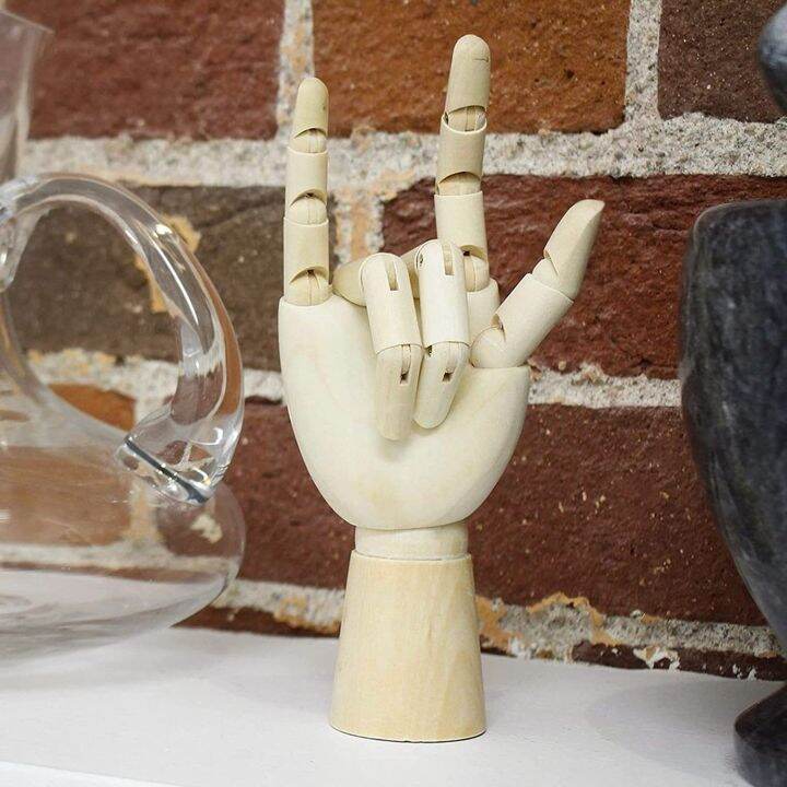 Wooden Hand Model Mannequin Figure for Anime Drawing, Sketching (Male ...