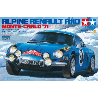 โมเดลประกอบ Tamiya 1/24 TA24278 ALPINE RENAULT A110 MONTE-CARLO71