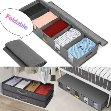 Under Bed Storage Quilt Blanket Clothing Clothes Foldable Storage