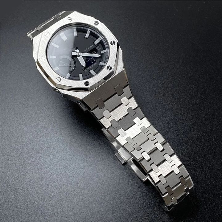casioak-ga2100-gen5-นาฬิกา-mod-kit-สายโลหรัดสแตนเลสของ-เคส-modified-สายนาฬิกา-ฝาครอบเคส-g-shock-ga2100-ga2110-gab2100-สายนาฬิกาสำรอง