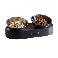 Petkit Fresh Nano Cat Bowl Prevent Kitty Spinal Fatigue Adjustable Height Stainless Steel Material Pet Food Water Double Bowls