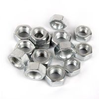 1/8 5/32 3/16 1/4 5/16 3/8 1/2 Imperial Hexagon Nuts UK Carbon Steel  Zinc Plated Hex Locking Nut 5-100pcs Nails  Screws Fasteners