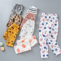 【CW】 Cartoon Printing Children Trousers 2022 Thin Kids Boys Pants Toddler Bottoming 3 7Y