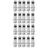 20 Pcs BNC Compression Connector for Coax RG59 Cable CCTV Cameras