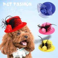 Multicolor pet dog hats aristocratic ladies cap hats Dogs gentleman headwear for dressing up dog cat cosplay accessorries