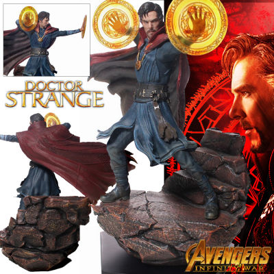 Figure ฟิกเกอร์ จากภาพยนต์เรื่อง Marvel Avengers Infinity War มาร์เวล อเวนเจอร์ส มหาสงครามล้างจักรวาล Doctor Strange ด็อกเตอร์ สเตรนจ์ จอมเวทย์มหากาฬ 1/10 Ver Anime อนิเมะ การ์ตูน มังงะ คอลเลกชัน ของขวัญ Gift New Collection Doll ตุ๊กตา manga Model โมเดล