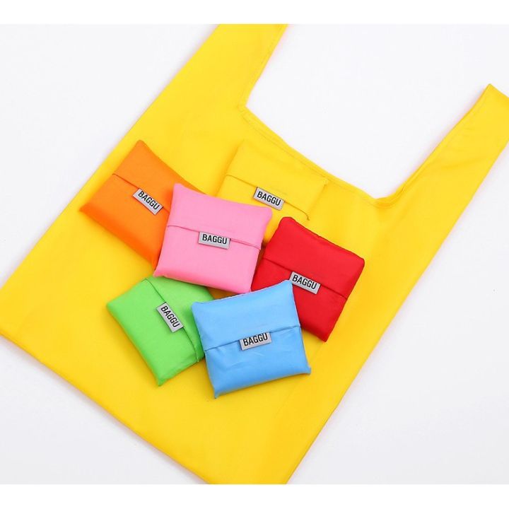 ส่งจากไทย-ถุงเก็บของ-12สี-ถุงผ้าพับได้-ถุงใช้ซ้ำ-ถุง-ลดโลกร้อน-พับเก็บได้-ถุงผ้า-ถุงผ้าพับได้-กระเป๋าพับได้-9-9