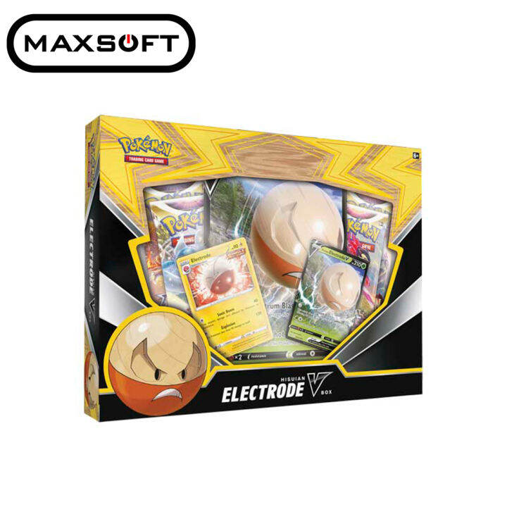 Pokémon TCG Hisuian Electrode V Box Lazada PH
