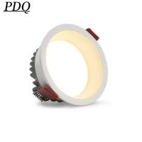 DimmableAnti Glare Dimmable Recessed Downlight Lamp 5W10W15W18W24WLed Spot Light 220V/110V Ceiling Round Pane for Home Lighting  by Hs2023