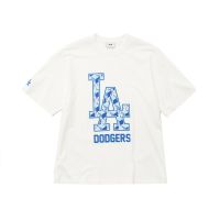 [S-5XL]MLB เสื้อยืด Unisex รุ่น 3ATSM0333 07WHS - สีขาว