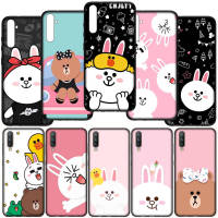 ซิลิโคน อ่อนนุ่ม ปก เคสโทรศัพท์ หรับ VIVO Y11 Y20 Y53 Y17 Y15 Y12 Y20i Y91C Y95 Y91 Y93 Y55 Y81 Y30 Y50 V20 Y21 Y33S Y19 V19 Y21S V7 Plus Y79 Y69 Y71 Y11S Y12S Y22S Y16 Y35 R185 GB13 Cartoon Bear  Rabbit Pattern Phone Casing