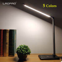 LAOPAO 52PCS LED Desk Lamp 5 Color Stepless Dimmable Touch USB Chargeable Reading Eye-protect with timer Table lamp Night Light