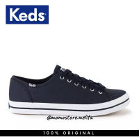 Keds ใหม่!!! Kickstart Core รองเท้าผ้าใบลําลอง สีกรมท่า ของแท้