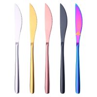 High-end 410 Stainless Steel Gold Western Knife Fork and Spoon Two-piece Set Three-piece Set Steak Household Tableware Small Luxury Bei