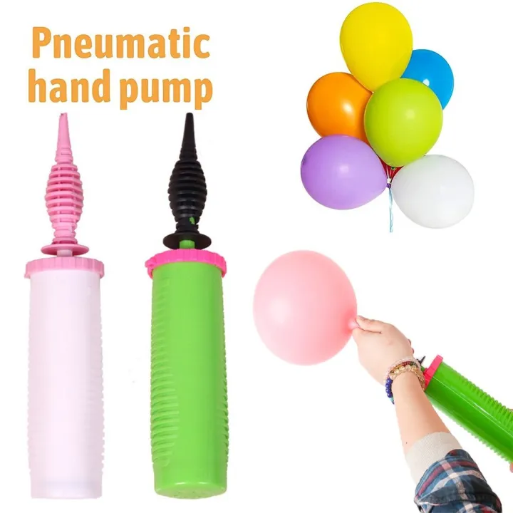 Plastic High Quality Hand Held Two way Ballon Inflator Pump Double