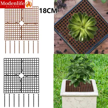 Plant Pot Hollow-out Soil Guard Cuttable Plant Pot Cover with Nails for  Home Garden Plants Use