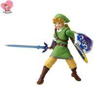 【สินค้ามาใหม่】ฟิกเกอร์ Zelda ตำนาน14ซม. พร้อมโล่ดาบที่ให้สูงขึ้นตุ๊กตาญี่ปุ่นแบบตั้งโชว์ของตกแต่งบ้านหุ่นอะนิเมะที่เชื่อมโยงกันสำหรับเด็กหญิงเด็กชาย