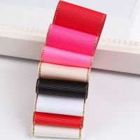 ][[ 2Yards/Lot Thread En Rim Satin Rion Grosgrain Rions DIY Bow Craft Decor For Gift Wrap Wedding Party Scrapbooking Supply