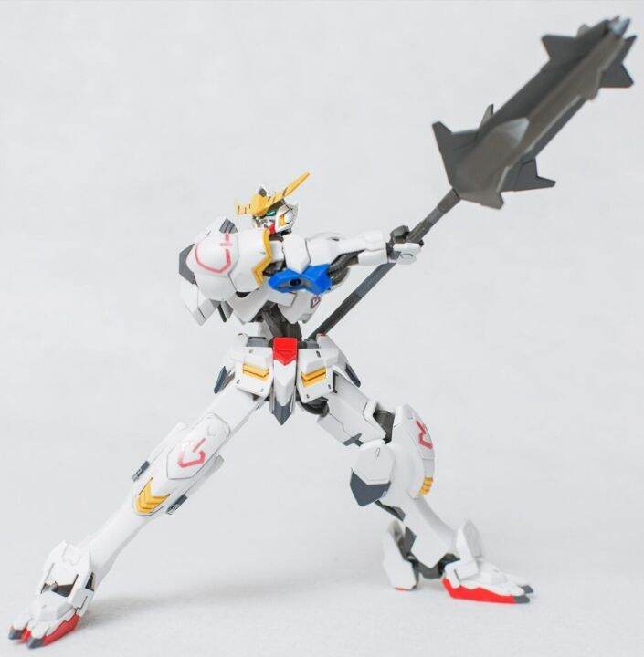 โมเดล-bandai-g-ndam-b001-hg-barbatos-mace-katana-1-144ฟรีหุ่นประกอบตุ๊กตาขยับแขนขาได้หุ่นของเล่นและของสะสม