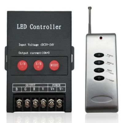 30A Led Controller IR Remote Big Power 360W BT Controller for RGB Strip Light DC5-24V