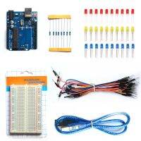 【⊕Good quality⊕】 ganaiyang936 R3 Gratis Ongkir บอร์ดพัฒนาชุดสตาร์ทชุดพื้นฐานสำหรับ Arduino Diy