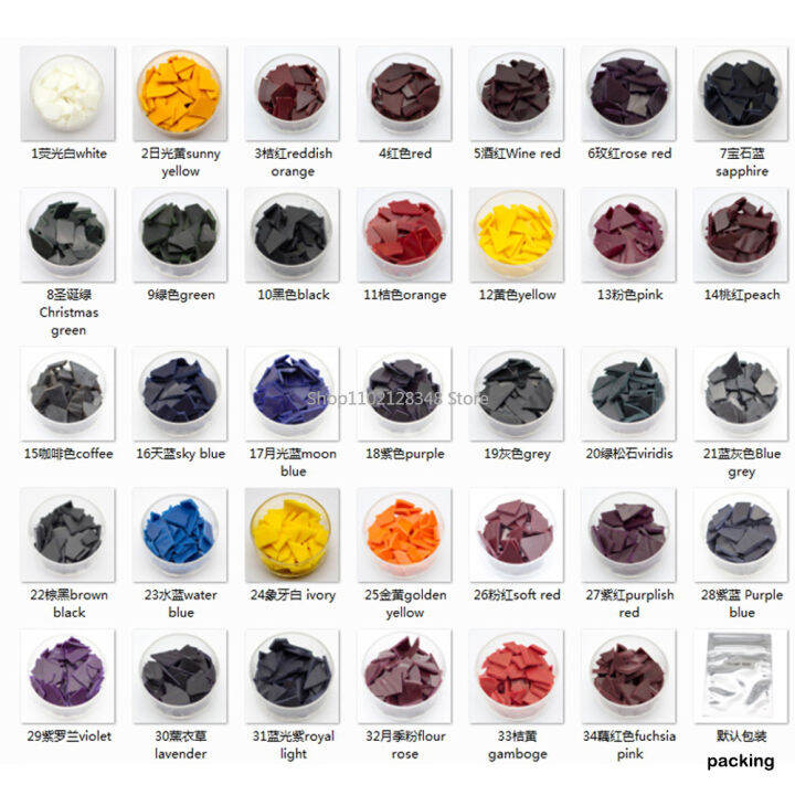 34สีชุดสีย้อมเทียน-diy-เทียนเม็ดสีสีปลอดสารพิษธรรมชาติเทียนขี้ผึ้งถั่วเหลืองทำอุปกรณ์ขี้ผึ้ง-flakes-ย้อม