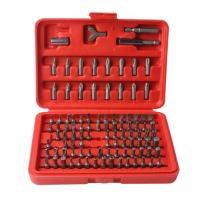 100pcslot Chrome Vanadium CR-V Steel Security Screwdriver Tamperproof Torx Hex Bit Set W Case