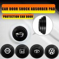 LCX แผ่นปะเก็นดูดซับแรงกระแทกที่ประตูรถนิสสัน10ชิ้นสติกเกอร์กันกระแทกแบบยางฉนวนกันเสียงบัฟเฟอร์หนาสำหรับฮอนด้าโตโยต้าโฟล์คสวาเกนอุปกรณ์เสริมรถ BMW