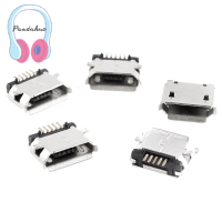 【Pandahuo】 20ชิ้นไมโคร USB Type B ซ็อกเก็ต5-PIN ตัวเมีย180 SMD บัดกรีองศา