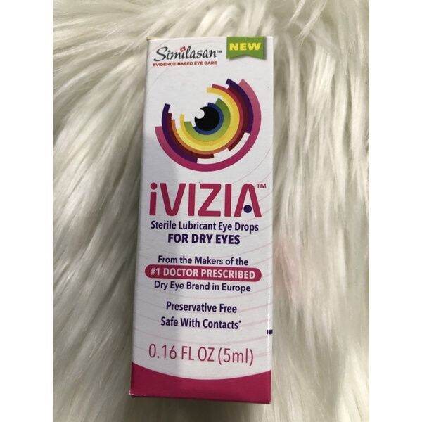 iVIZIA Sterile Lubricant Eye Drops for Dry Eyes, PreservativeFree 5ml