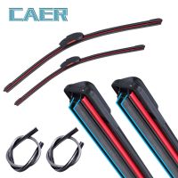 ZZOOI Car Wiper Mute Car Front Windshield Wiper Double Layer Rubber Auto Windscreen Wipers Accessories 16"18"20"22"24"26"