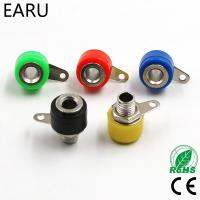 10pcs/lot 4mm Banana Binding Post 4mm Banana Socket Free Shipping 5color/lot Plug Adapter DIY Red Green Yellow Black Blue