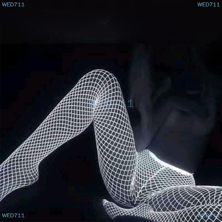 WED711 Sexy Women Luminous Fishnet Stockings Glow in the Dark