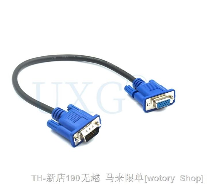 cw-vga-svga-hdb-30cm-50cm-cable-male-to-female-extension-computer-30cm-1ft-50cm-100cm-150cm-5m