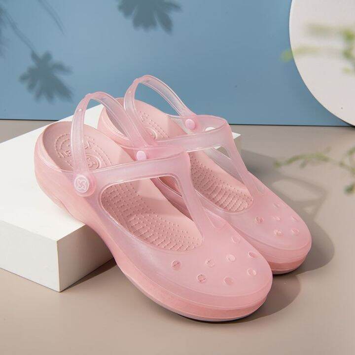 veblen-hole-hole-shoes-female-summer-new-baotou-flat-beach-jelly-antiskid-thick-soles-slippers-sandals-the-seath