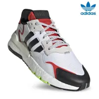 adidas nite jogger white red