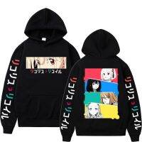 Anime Lycoris Recoil Chisato Nishikigi Takina Inoue Double Sided Printed Hoodie Men Manga Hoodies Loose Sweatshirt Size XS-4XL