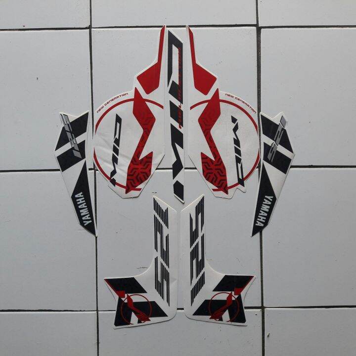 stiker motor / striping yamaha Mio m3 125 2015 Putih | Lazada Indonesia