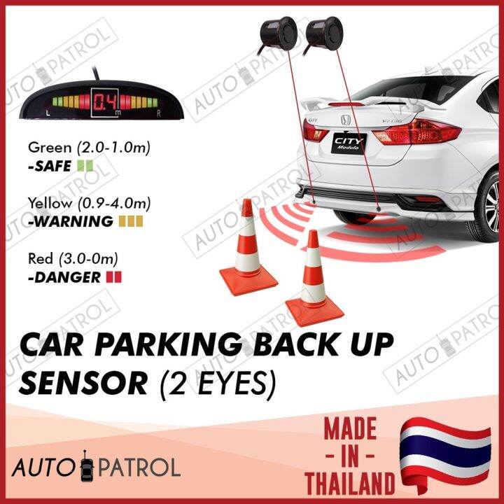 Car Parking Back Up Sensor Radar System (2 Eyes) Lazada PH