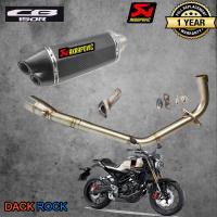 ท่อcb150r ท่อhonda ท่อakrapovic 2 รู เคฟล่า ท่อแต่งcb150r เสียงแน่น นุ่ม ทุ้ม ไม่แต่งในรอบสูง ระบายความร้อนได้ดี อัตราเร่งดีขึ้น ตรงรุ่น ท่ออาคาโปว