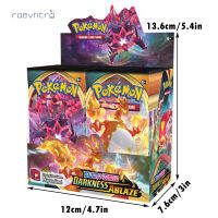 RAE 360ชิ้น Pokémon TCG ดาบ &amp; โล่ความมืด Ablaze บูสเตอร์การ์ดแพ็คการ์ตูนญี่ปุ่นอุปกรณ์เสริมเกมสำหรับแฟนๆ DAR